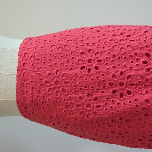 JCrew size 4 reddish coral pencil skirt - Picture 1 of 8